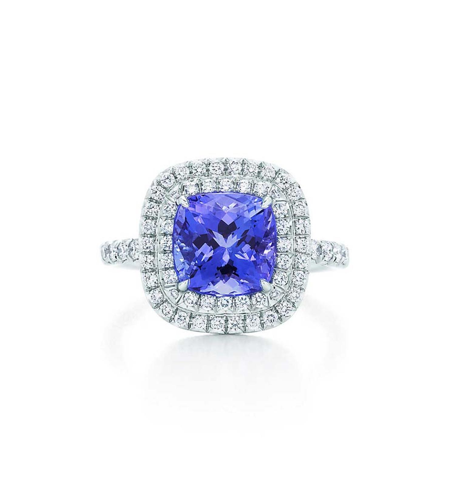 Tanzanite square cut rings shop